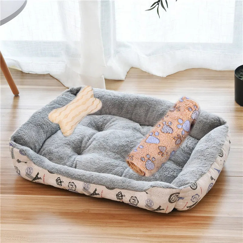 Colorful Comfortable Dog Bed For Pets Cozy Resting Spot NALANI