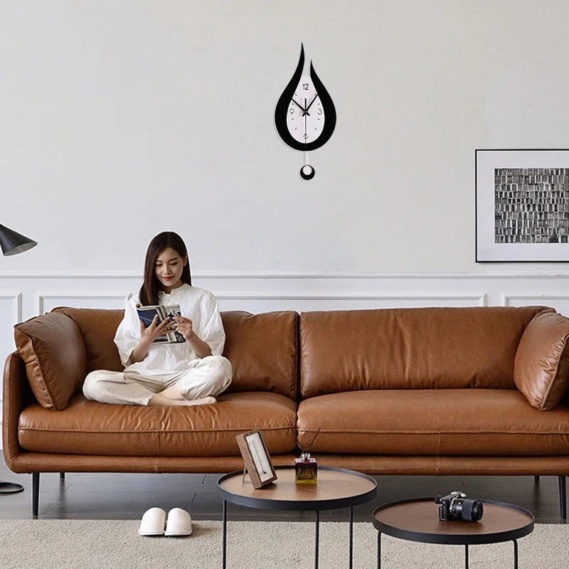 Cirquio | Modern Water Drop Wall Clock for Stylish Home Decor NALANI