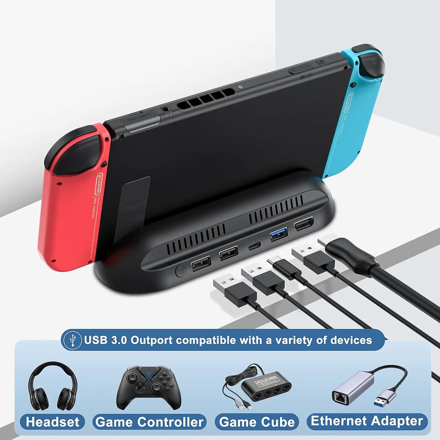 LED Charging Dock For Switch Console With LED Indicator NALANI