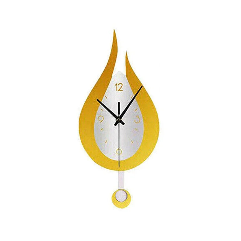 Cirquio | Modern Water Drop Wall Clock for Stylish Home Decor Gold NALANI