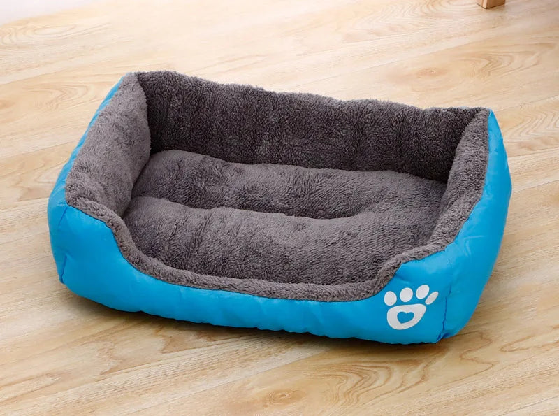 Colorful Comfortable Dog Bed For Pets Cozy Resting Spot Blue NALANI