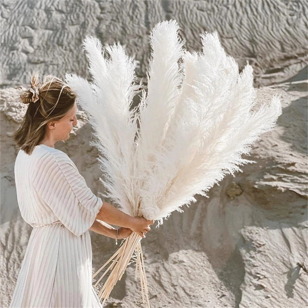 Large Dried Pampas Grass Bouquet for Boho Home Decor NaLani