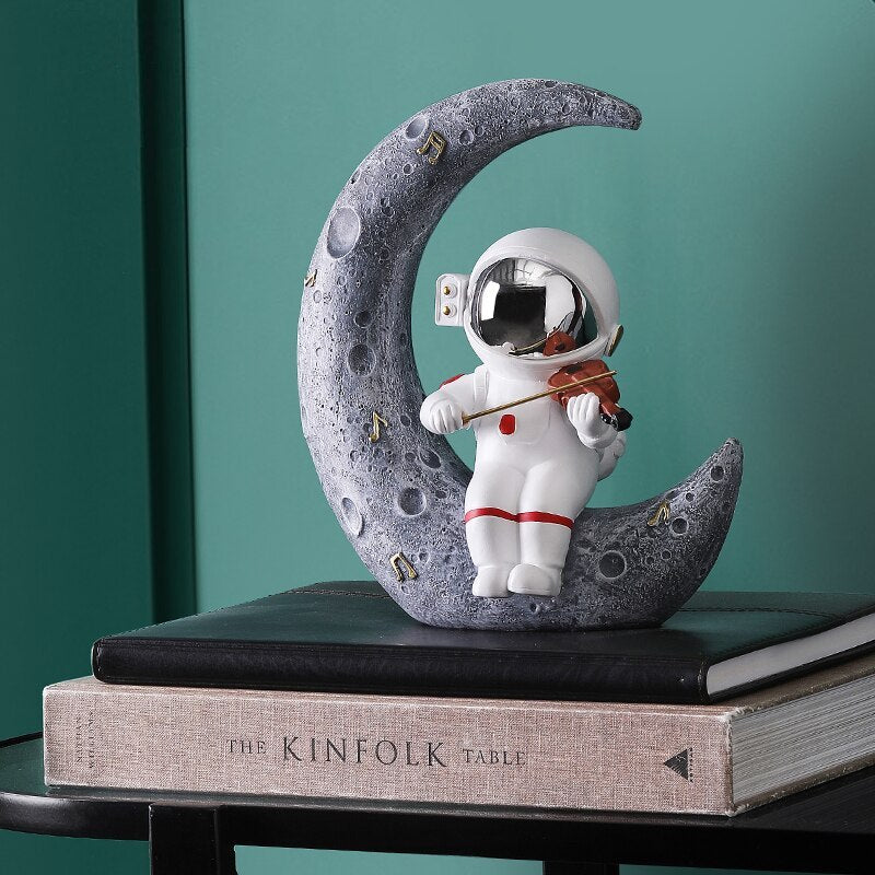 Astronaut Jazz Band Decorative Art Piece for Unique Home Decor NaLani