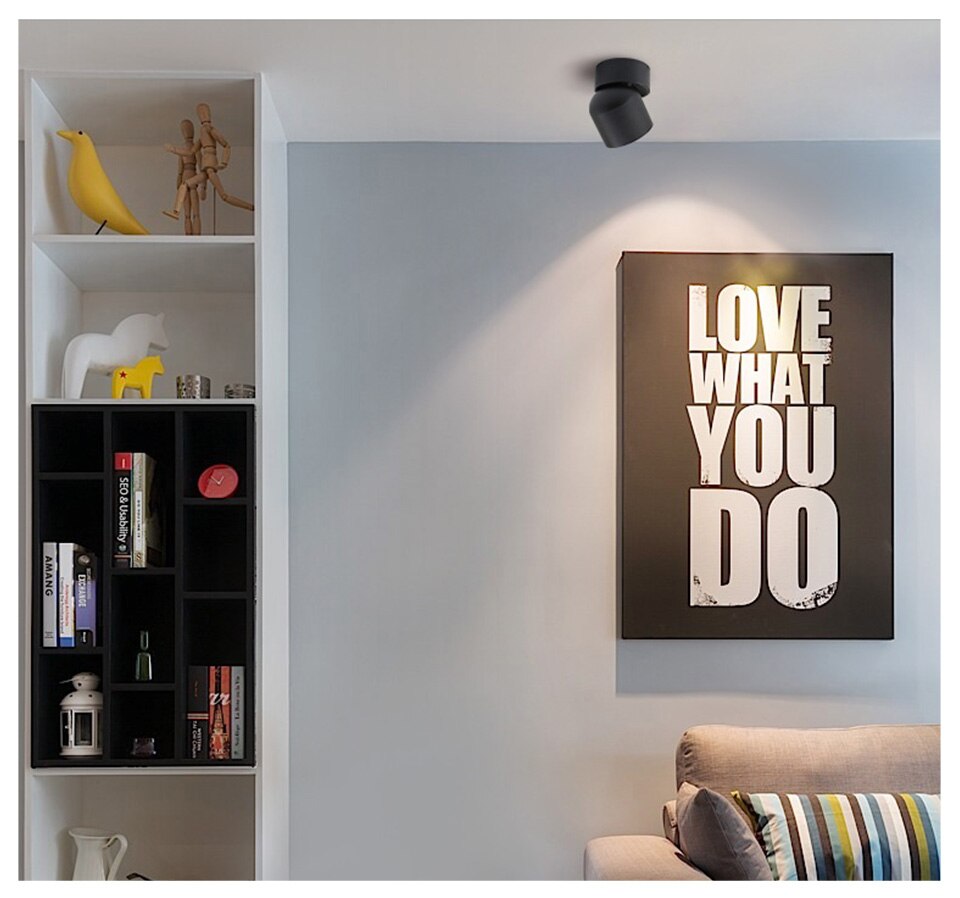 Arvesso | LED Ceiling Light Surface Mounted 360 Degrees Round Curve Rotation NaLani