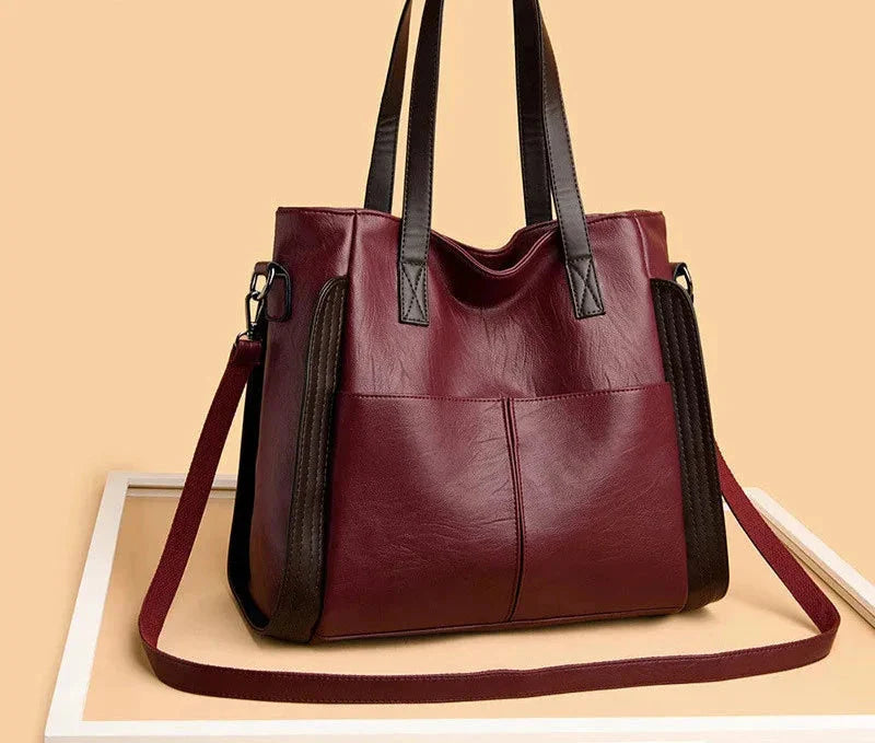 Vegan Leather Tote Bag For Women Elegant Everyday Style NALANI
