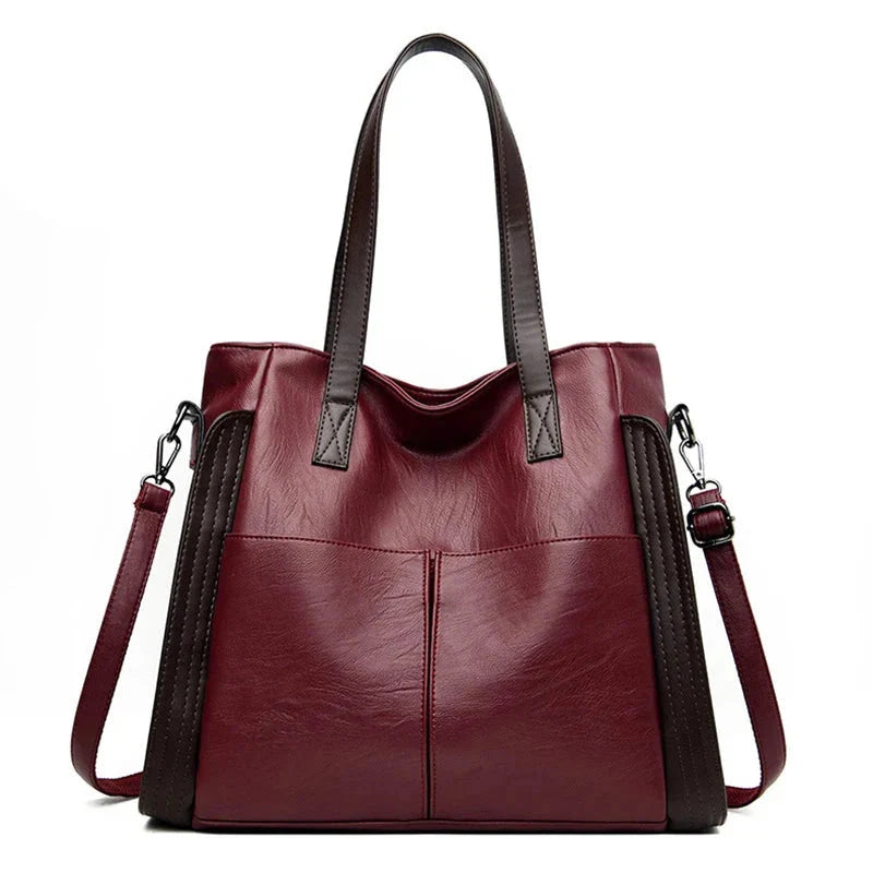 Vegan Leather Tote Bag For Women Elegant Everyday Style NALANI