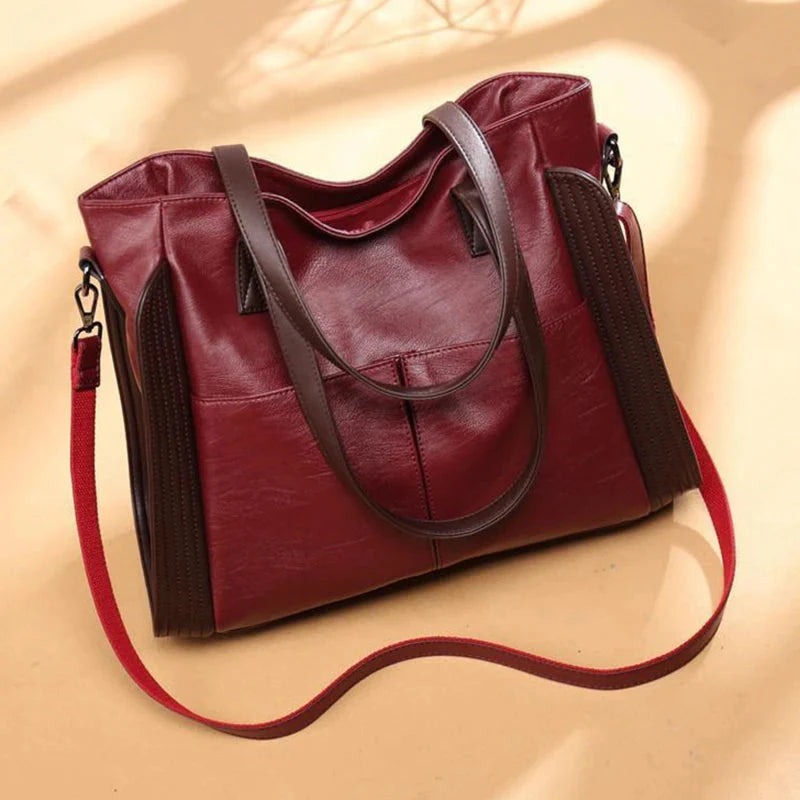 Vegan Leather Tote Bag For Women Elegant Everyday Style NALANI