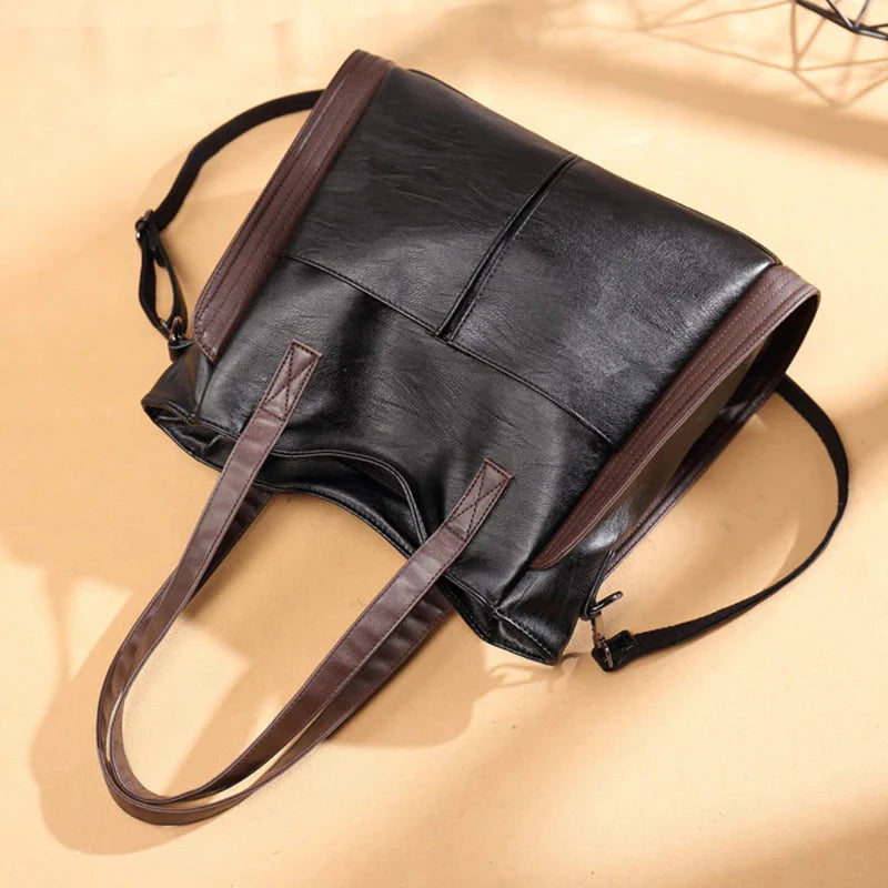 Vegan Leather Tote Bag For Women Elegant Everyday Style NALANI