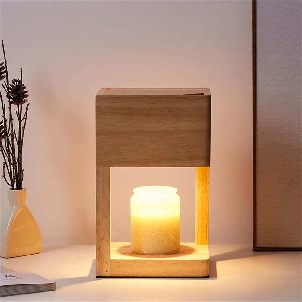 Candle Warmer Table Lamp With Ambient Warm Light For Home NALANI