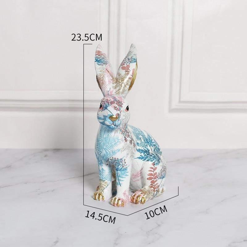 Rabbit Decor Sculpture for Home and Garden Decoration Accents Clover Leap NALANI
