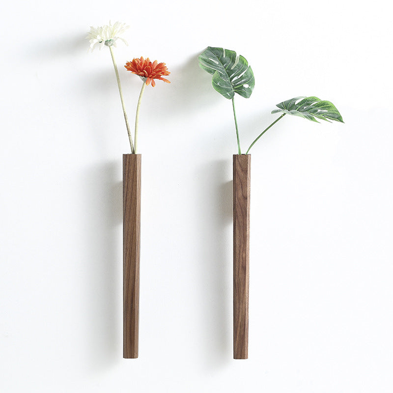 Hanging Wall Vase Set for Stylish Home Decor and Indoor Greenery Black 1 pc NaLani