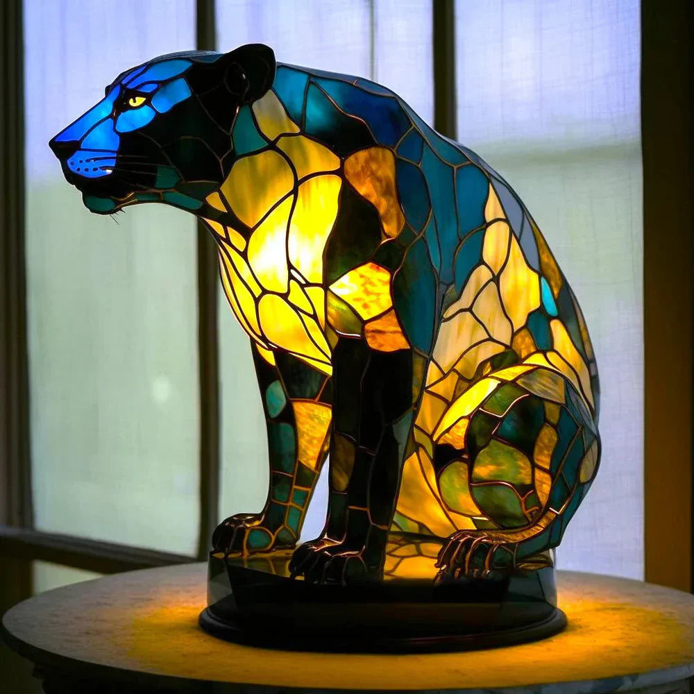 Artistic Glass Lamp with Unique Animal Designs for Stylish Decor NaLani