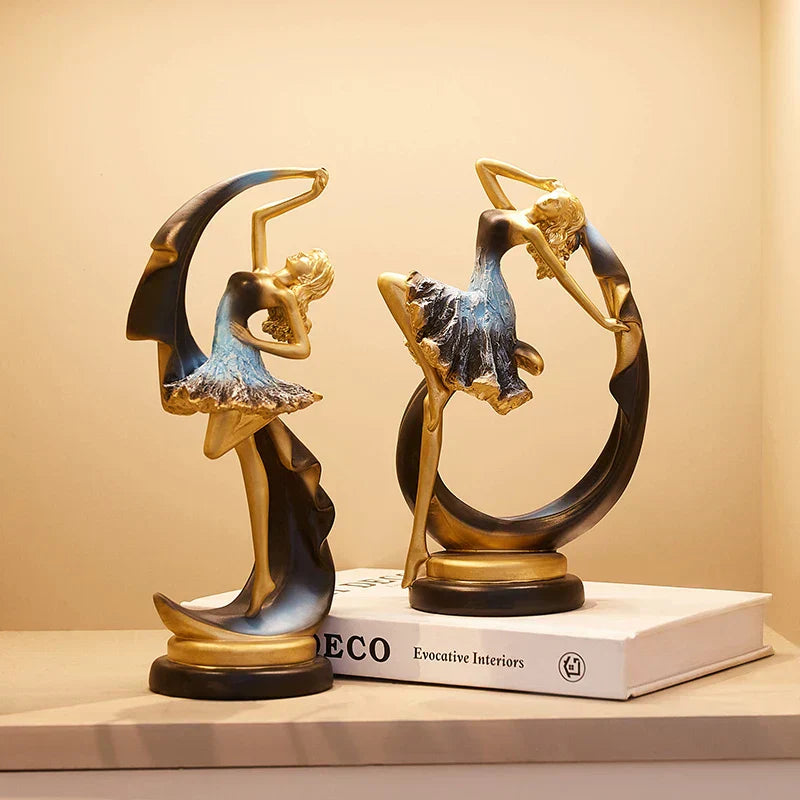 Caran d’Artis | Creative Dancing Girl Sculpture for Elegant Home Decor NaLani