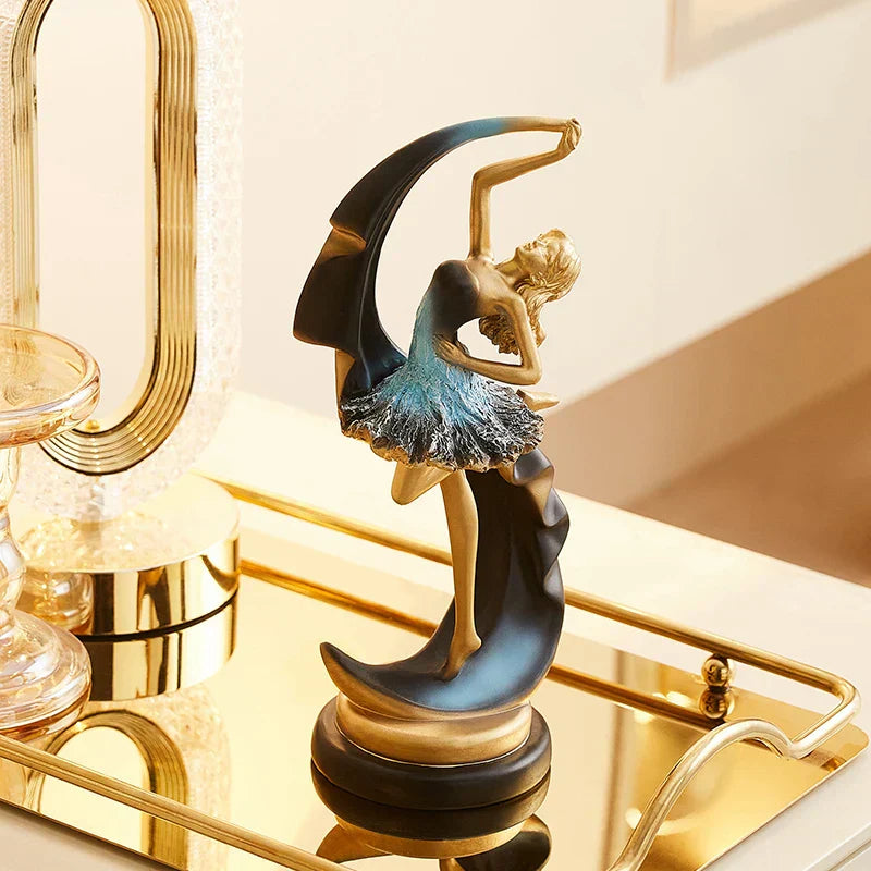 Caran d’Artis | Creative Dancing Girl Sculpture for Elegant Home Decor NaLani