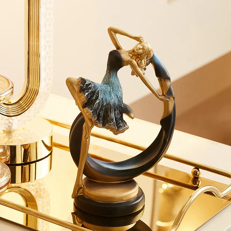 Caran d’Artis | Creative Dancing Girl Sculpture for Elegant Home Decor NaLani