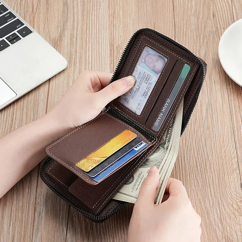 Premium Leather Wallet For Men With Card Slots And Coins NALANI