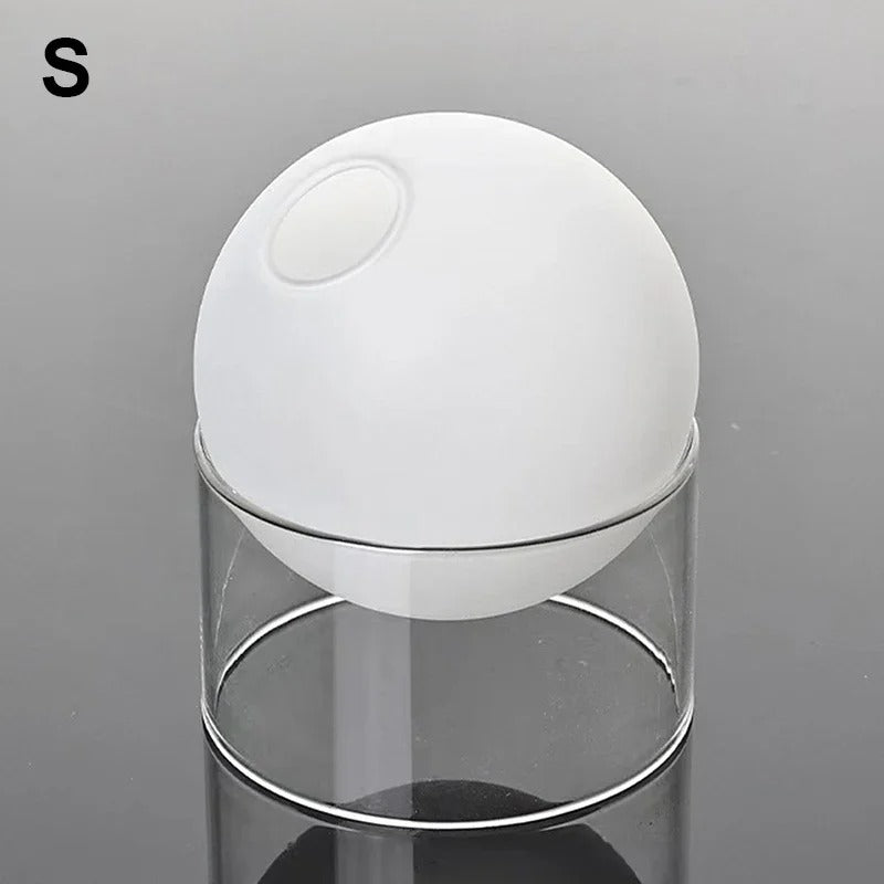 Nordic Minimalist Hydroponic Glass Vase for Bouquets White S NALANI