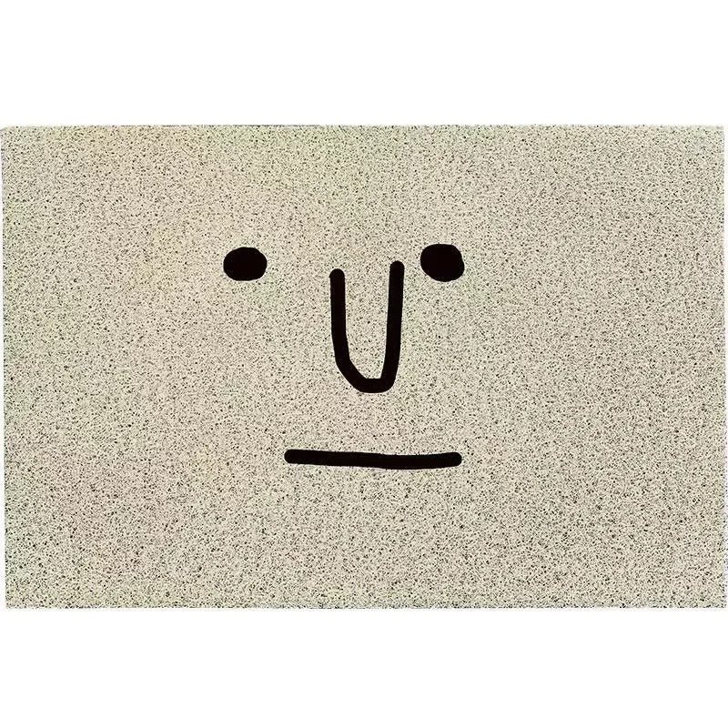 Mood Emoji Doormat Collection for Fun Home Decor Big Nose NaLani