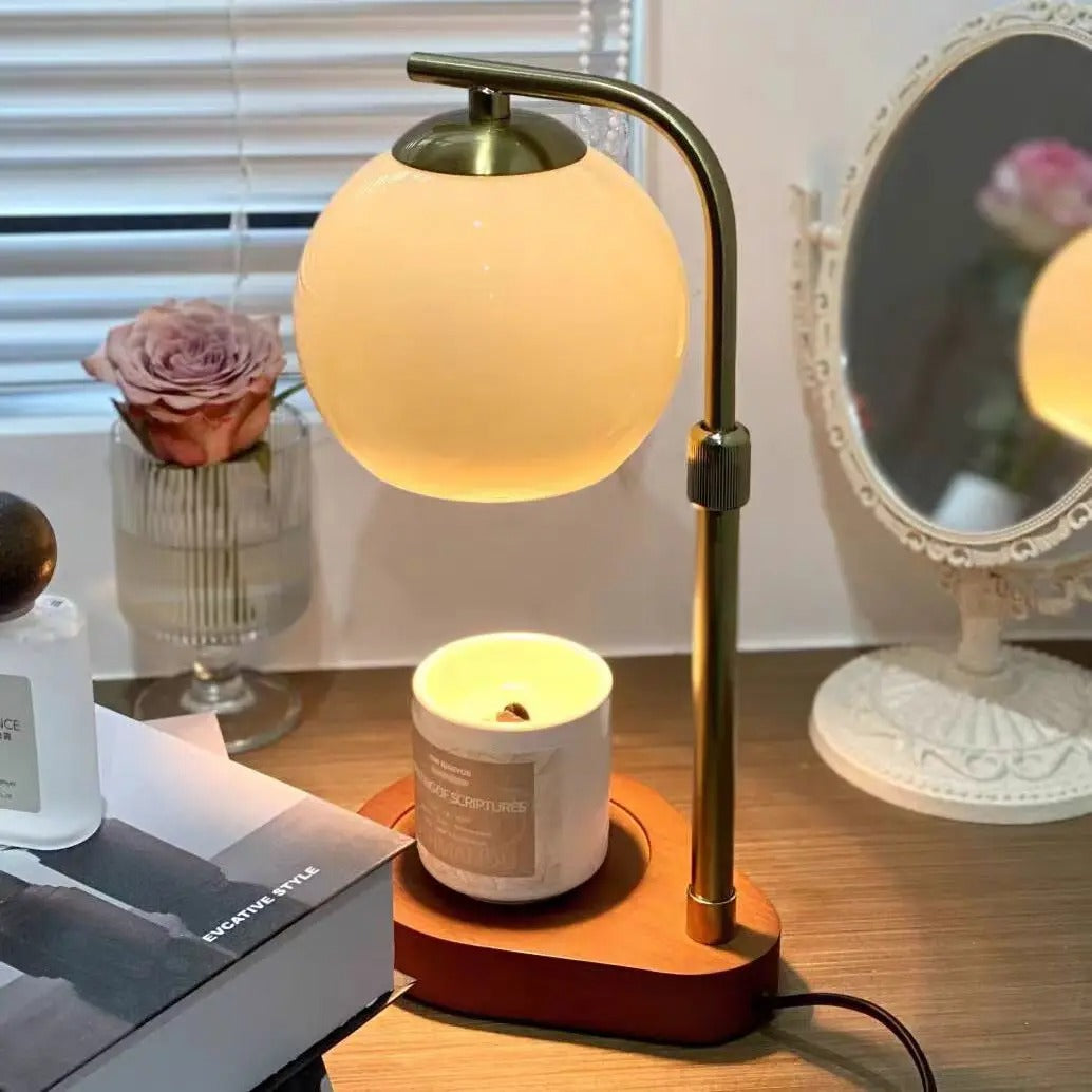Candle Warmer Table Lamp For Cozy Ambient Glow And Mood NALANI