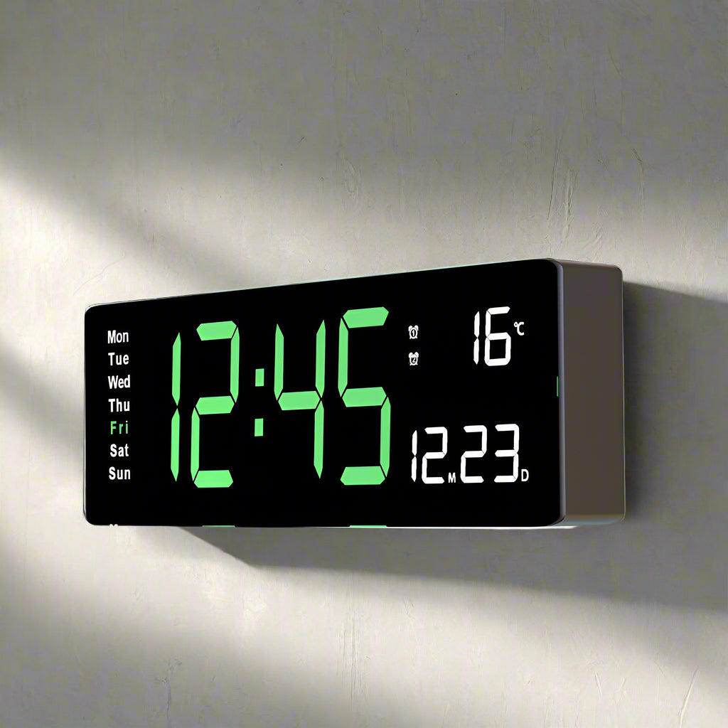 Colourful Acrylic Digital Clock S - Green NaLani