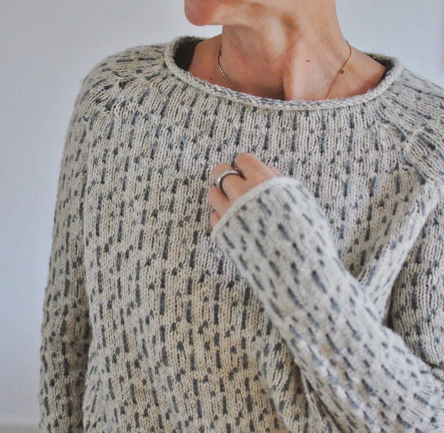 Women's elegant round neck sweater - Molara