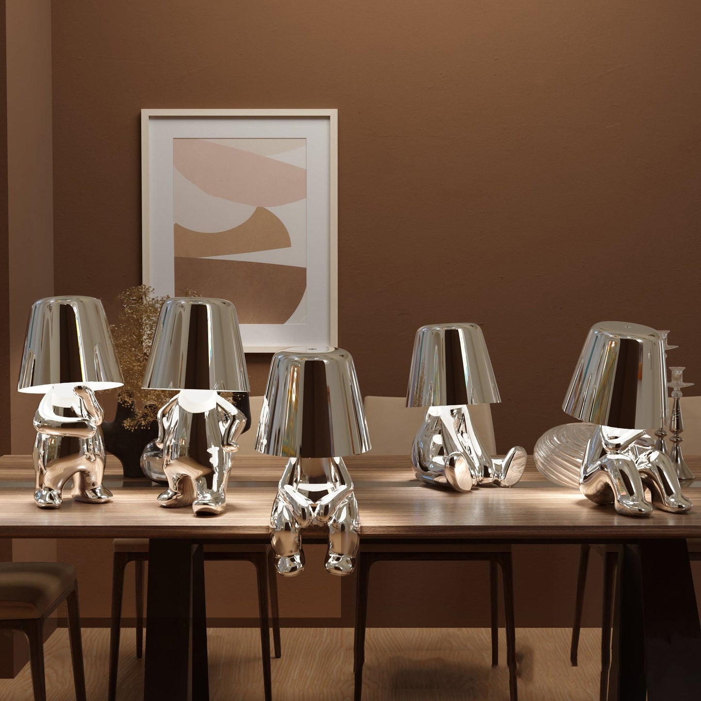 Unique Thinker Lamp Decor for Stylish Home Accent or Gift NaLani