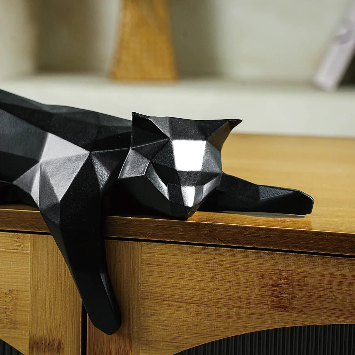 Unique GeoCat Art Piece for Home Decor and Gift Ideas NaLani