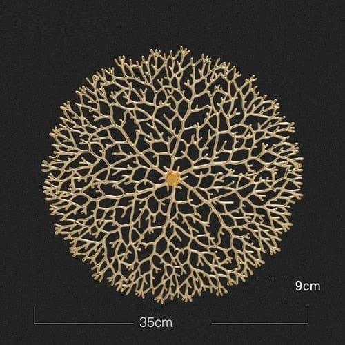 Stylish Copper Wall Decor for Home and Bedroom Decoration Lucky Coral Tree-L NALANI