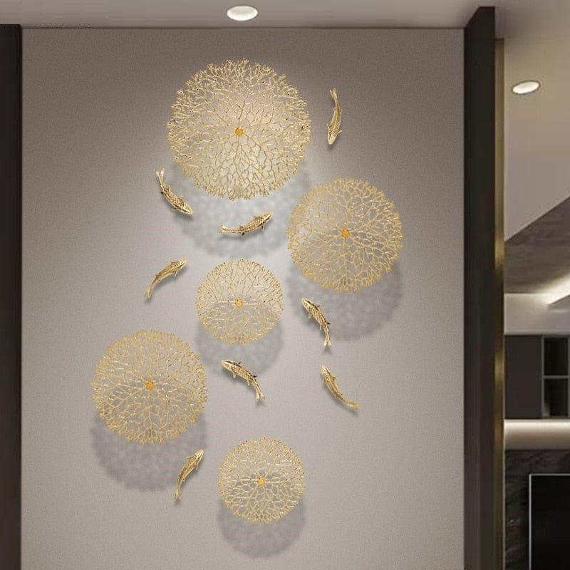 Stylish Copper Wall Decor for Home and Bedroom Decoration NALANI