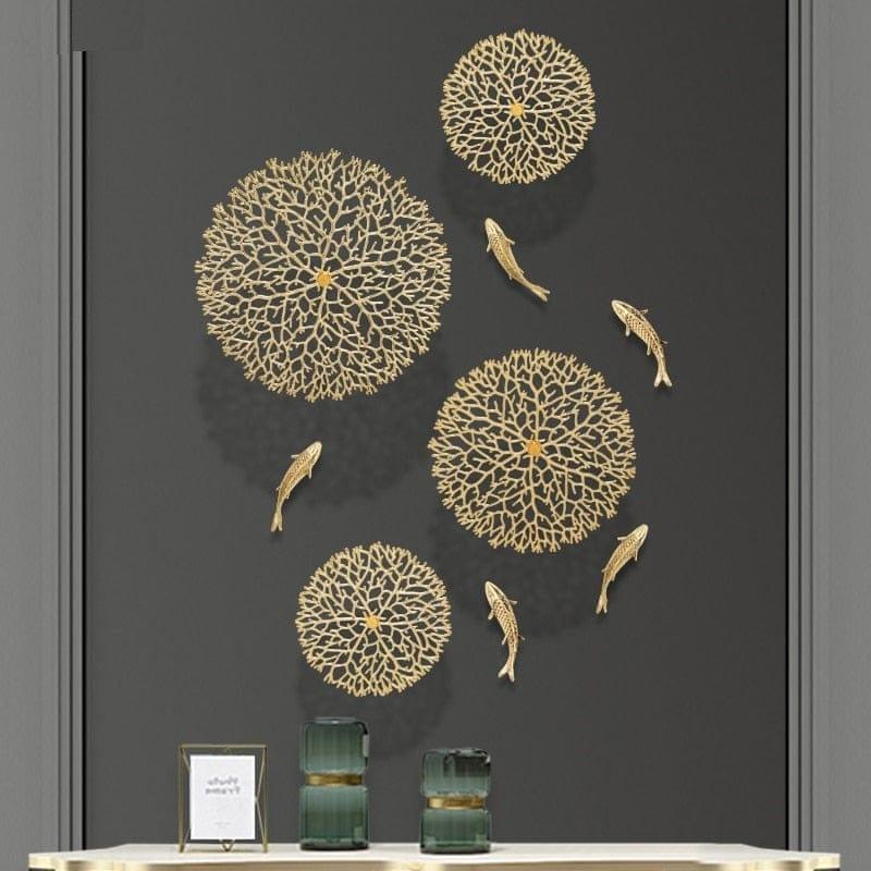 Stylish Copper Wall Decor for Home and Bedroom Decoration NALANI