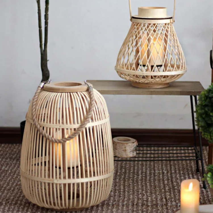 Diapole | Elegant Rotan Lantern for Cozy and Inviting Outdoor Spaces NaLani