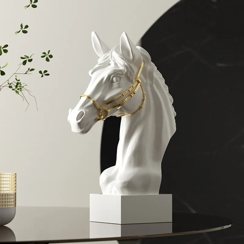 Elegant Regal Horse Sculpture for Home Decor and Art Lovers NaLani
