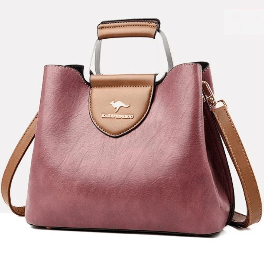 Vegan Leather Bag Crossbody Purse For Everyday Use Purple NALANI