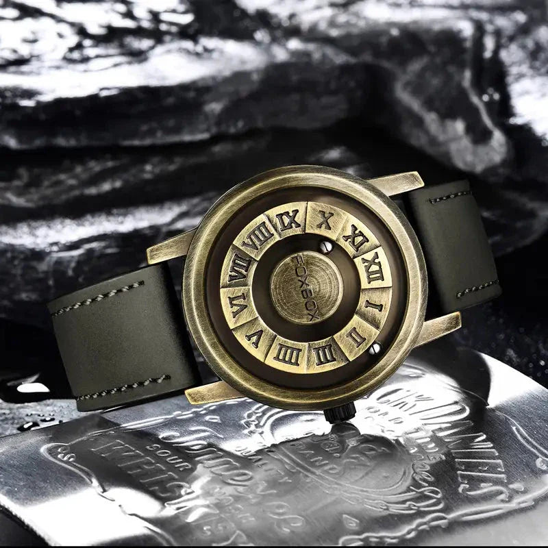 Men's Quartz Watch Classic Timepiece With Stainless Band NALANI