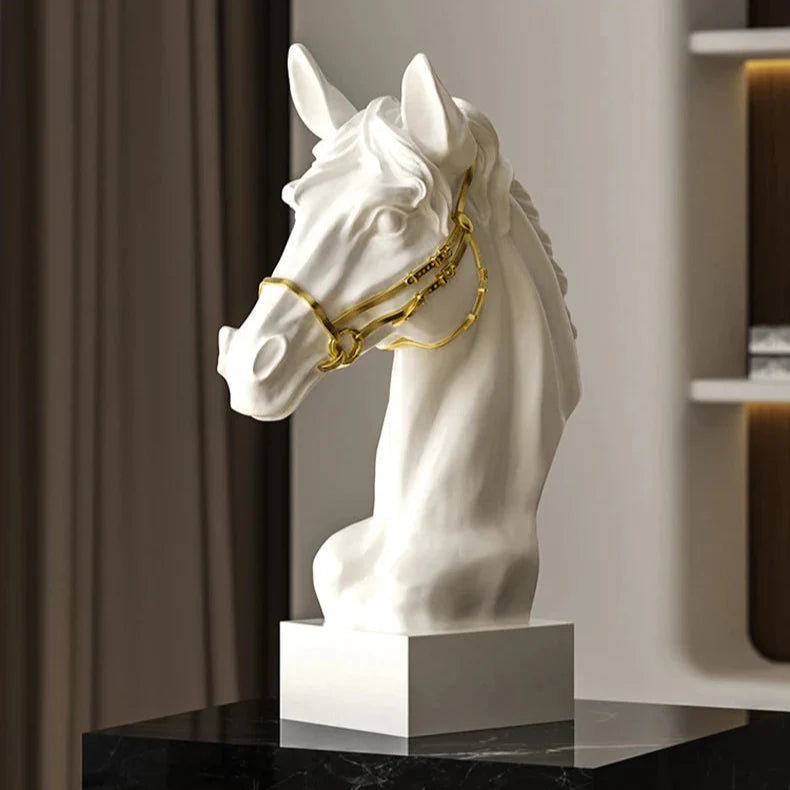 Elegant Regal Horse Sculpture for Home Decor and Art Lovers NaLani