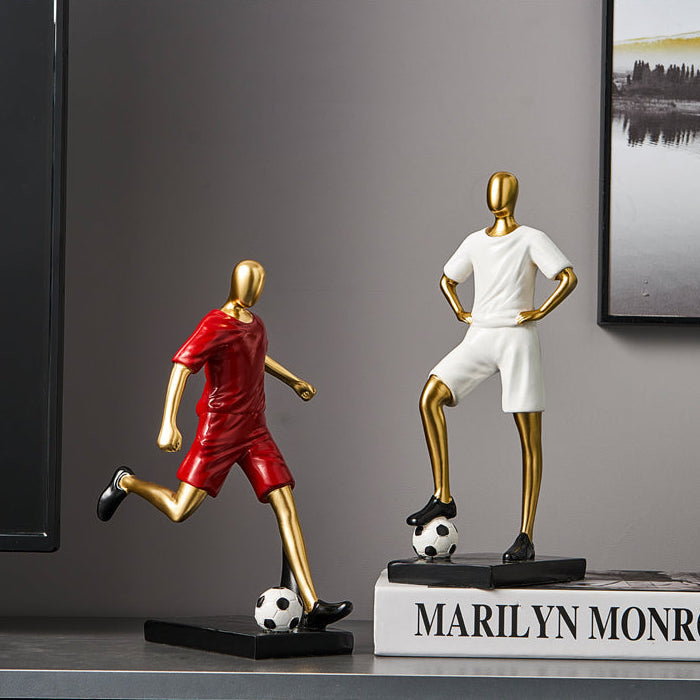 Abstract Football Player Figurine for Unique Home Decor and Artistry NALANI