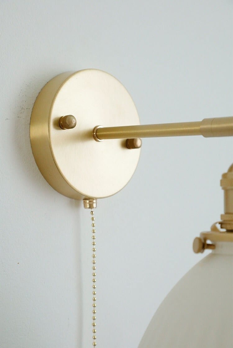 Fiorani Casa | Ceramic Wall Light in Pleated Cup Shape with Bulb Included NaLani
