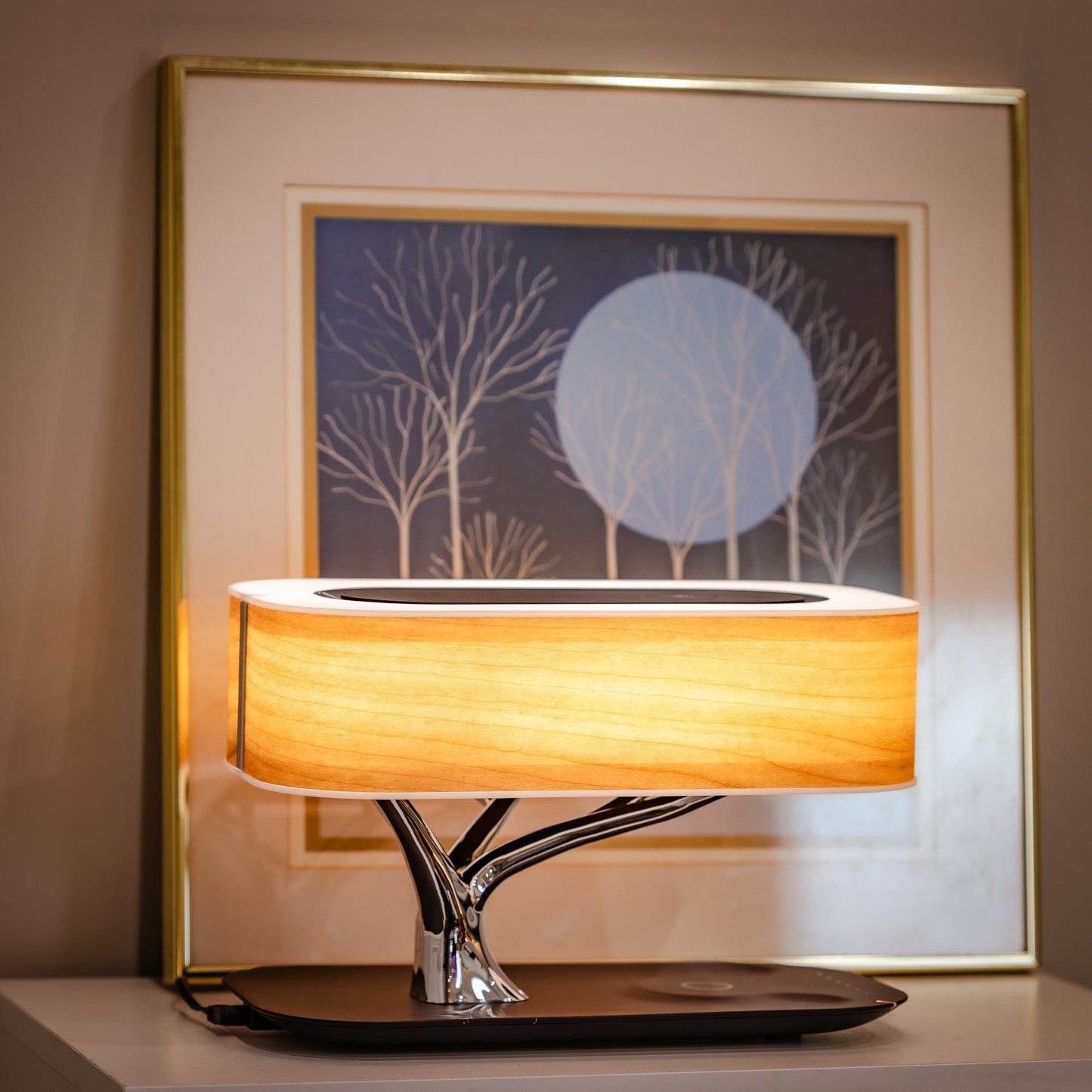 Fiorani Casa | Light Lamp with Wireless Charging and Bluetooth Speakers NaLani