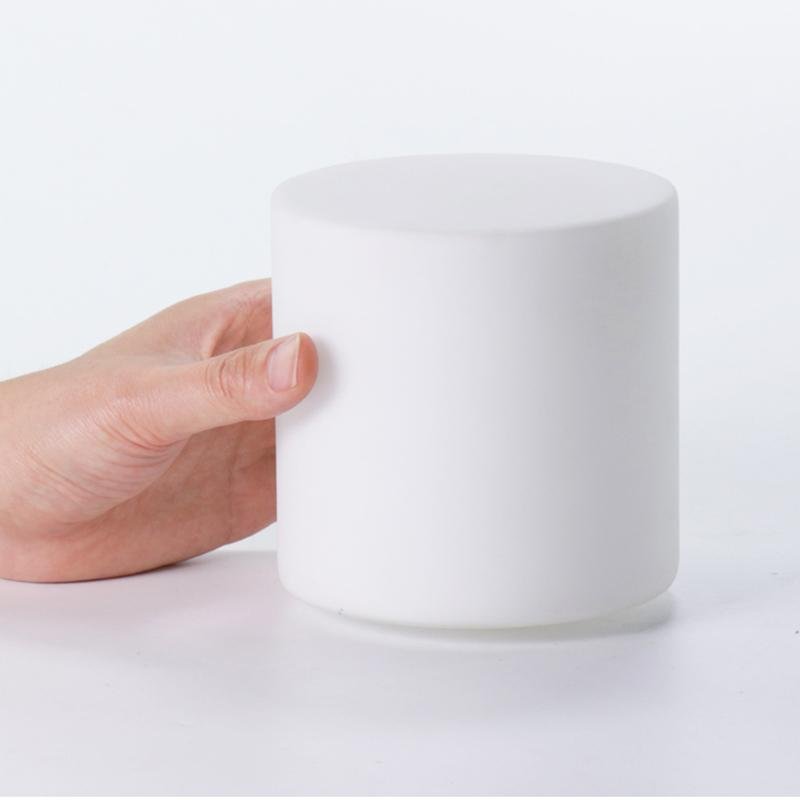 Fiorani Casa | Mini Glass Table Lamp with Touch-Open Function for 360° Lighting NaLani