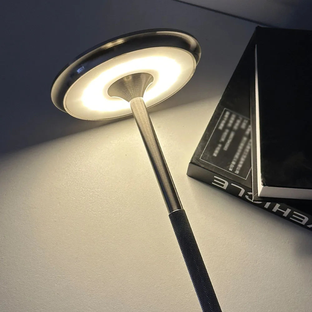 Fiorani Casa | Rechargeable Dimmable Aluminum Lamp Disc for Versatile Lighting NaLani