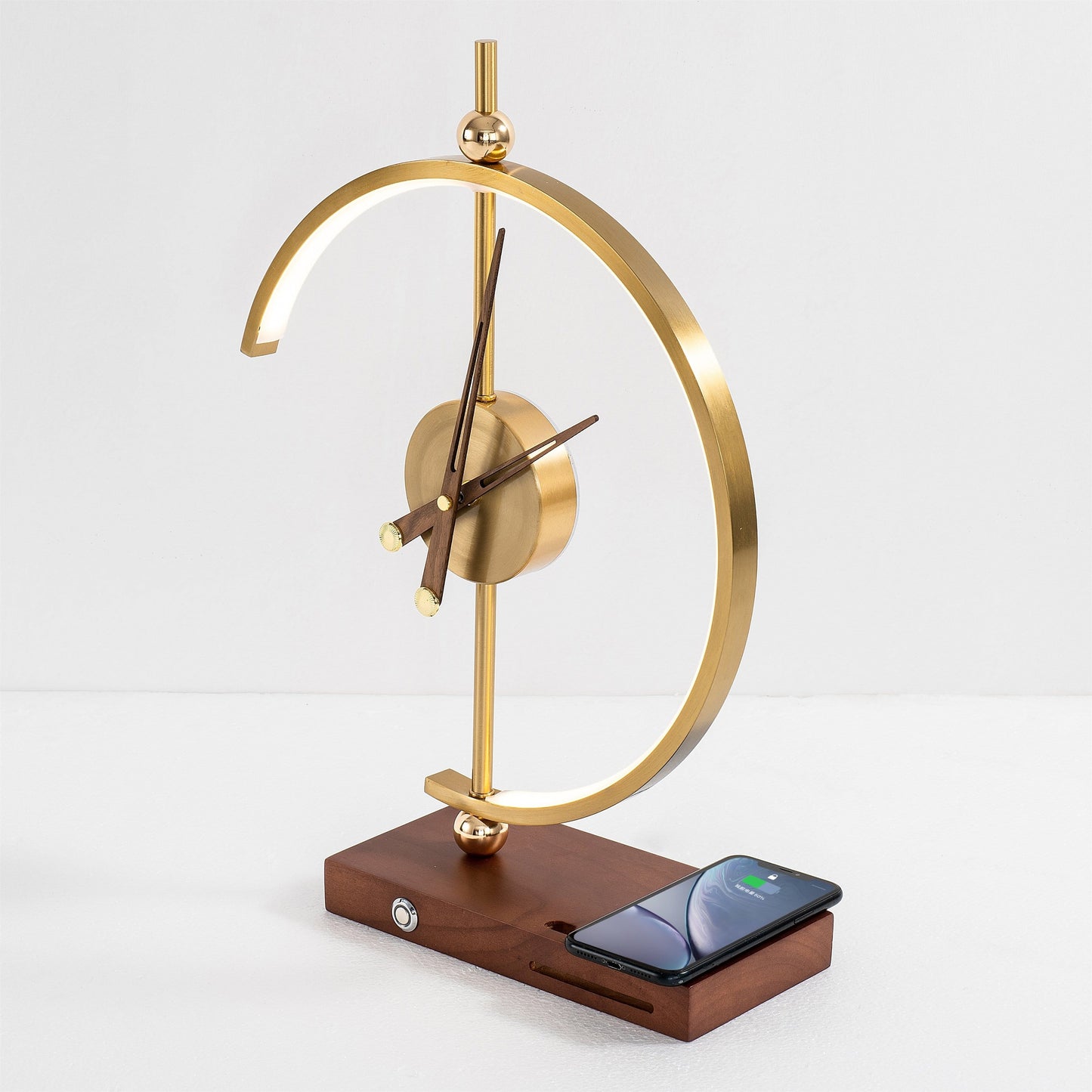 Fiorani Casa | Wireless Clock Lamp with charger NaLani