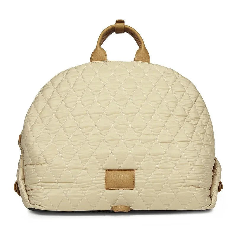 Fluffyheaven | Luxe Honden Reis Draagtas - Beige - #NALANI#