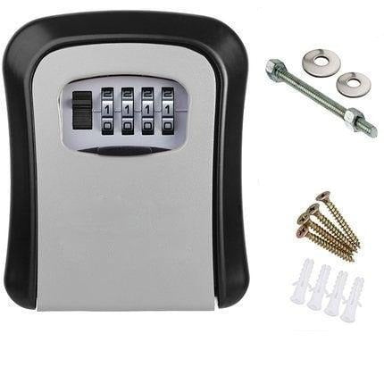 Password Key Box For Digital Security And Secure Storage Gray NALANI