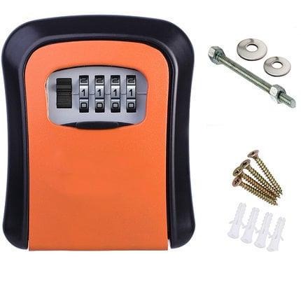 Password Key Box For Digital Security And Secure Storage Orange NALANI