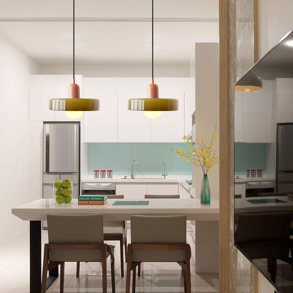 Modern Colored Glass Pendant Light for Stylish Interiors NaLani