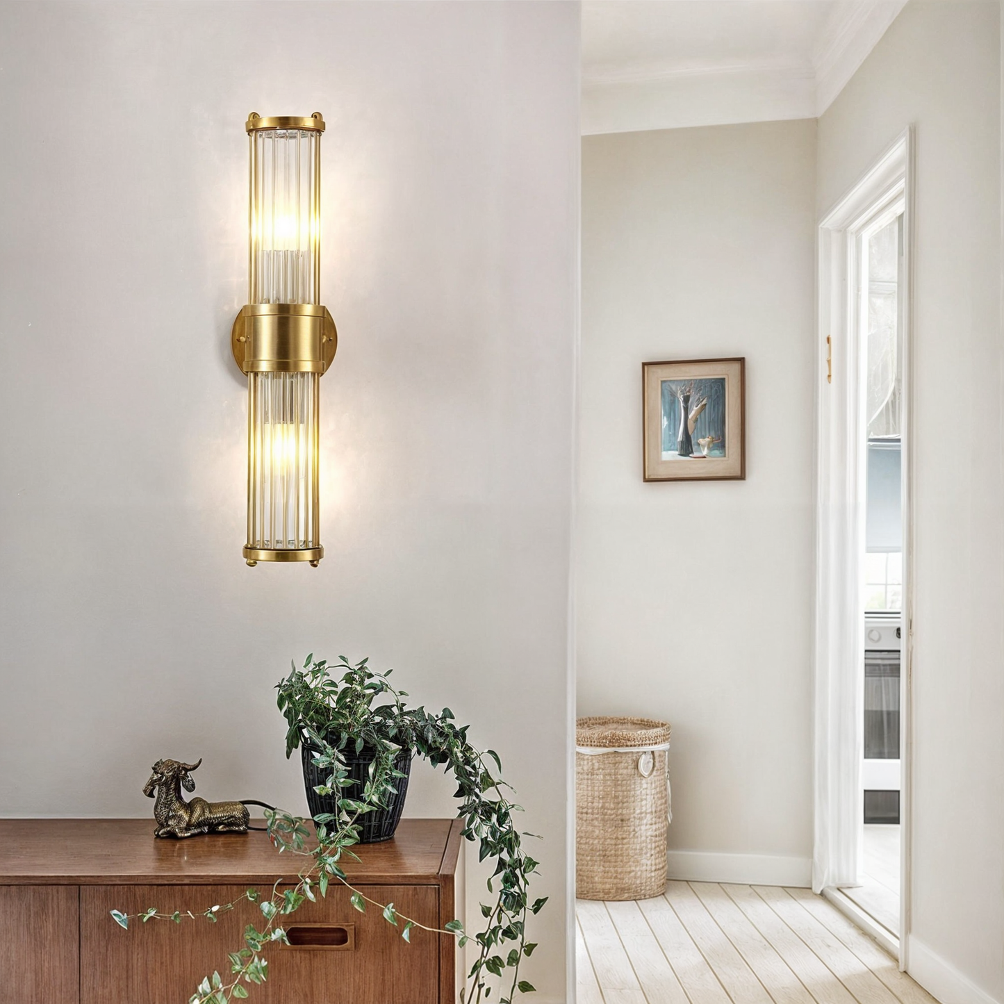 Eclipto | Luxury Gold Bathroom Vanity Wall Lights Crystal Copper CH719 NALANI