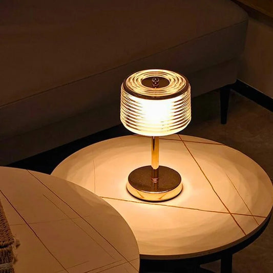 LED Ring Table Lamp with Elegant Design for Home Decor NaLani