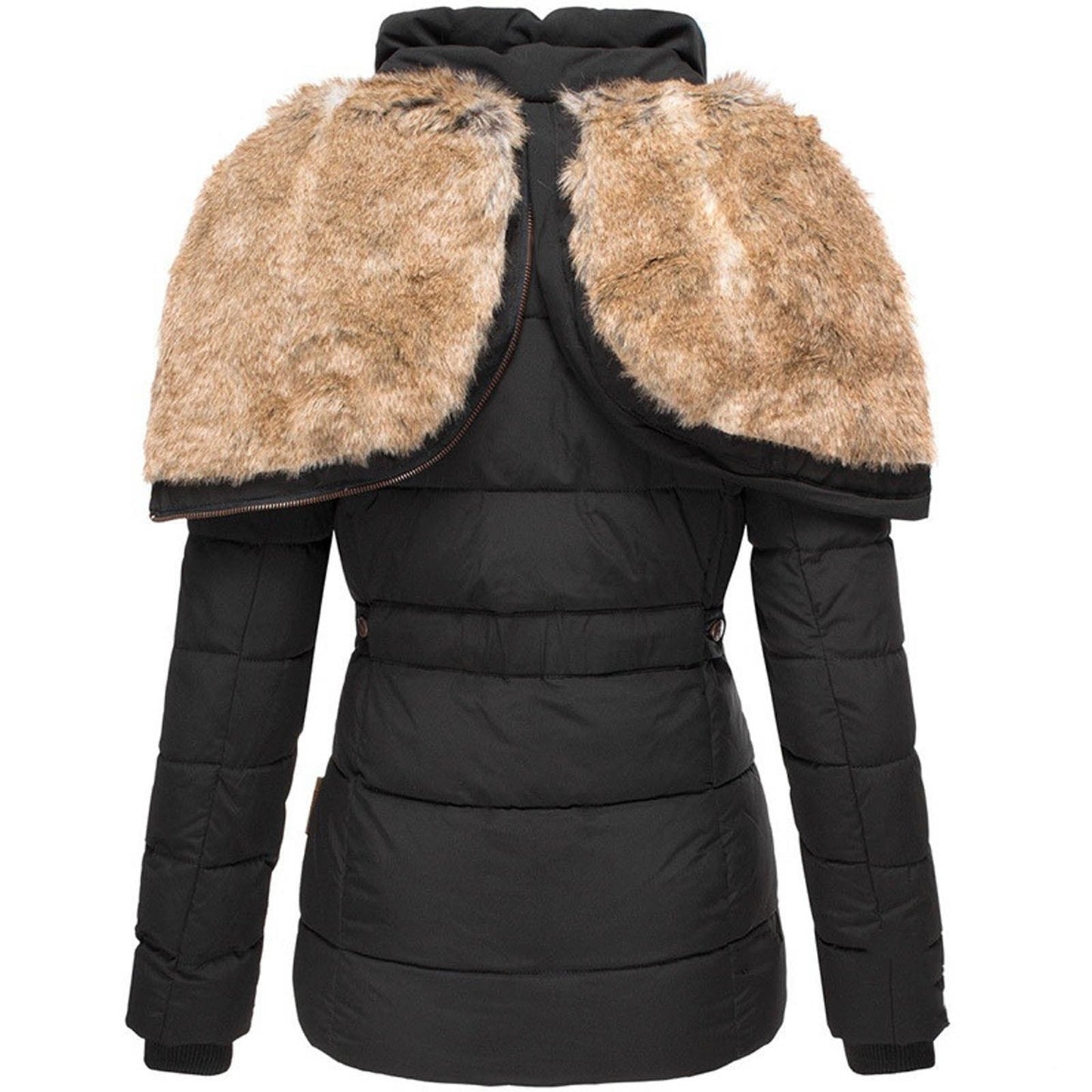 Liana | Women’s Down Puffer Winter Jacket with Faux Fur Hood – Warm, Waterproof & Insulated Winter Coat