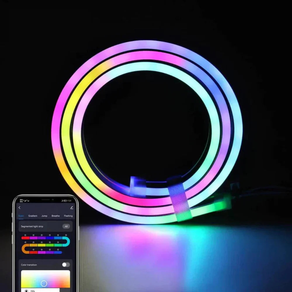 Neon Rope LED Lights App Controlled for Calm Ambience 300 cm NALANI