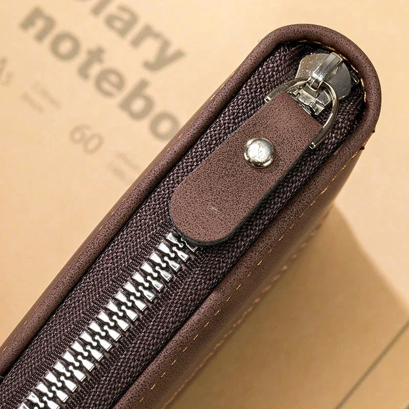 Luxury Leather Wallet With Card And Cash Compartments NALANI